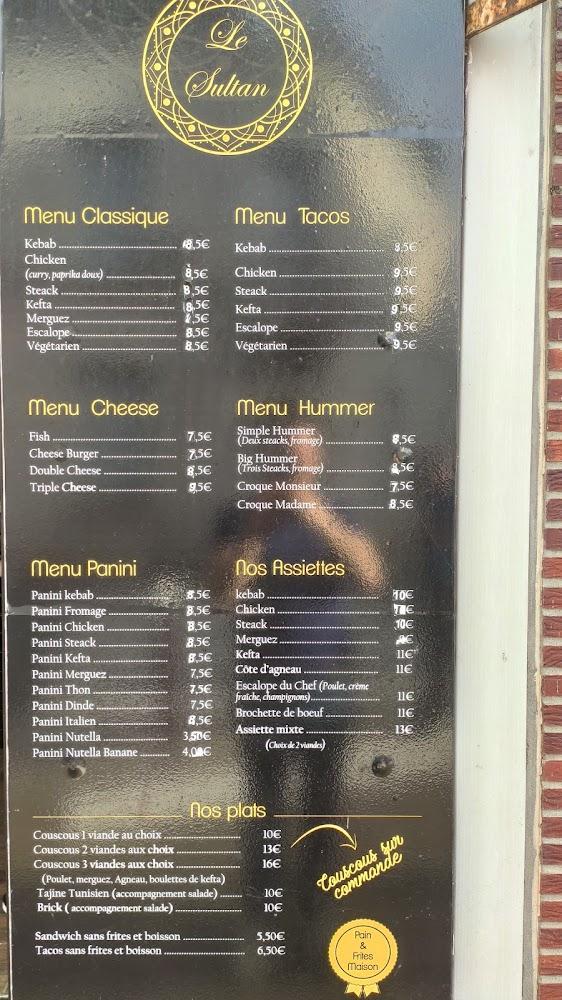 Le Sultan - Menu Image 1